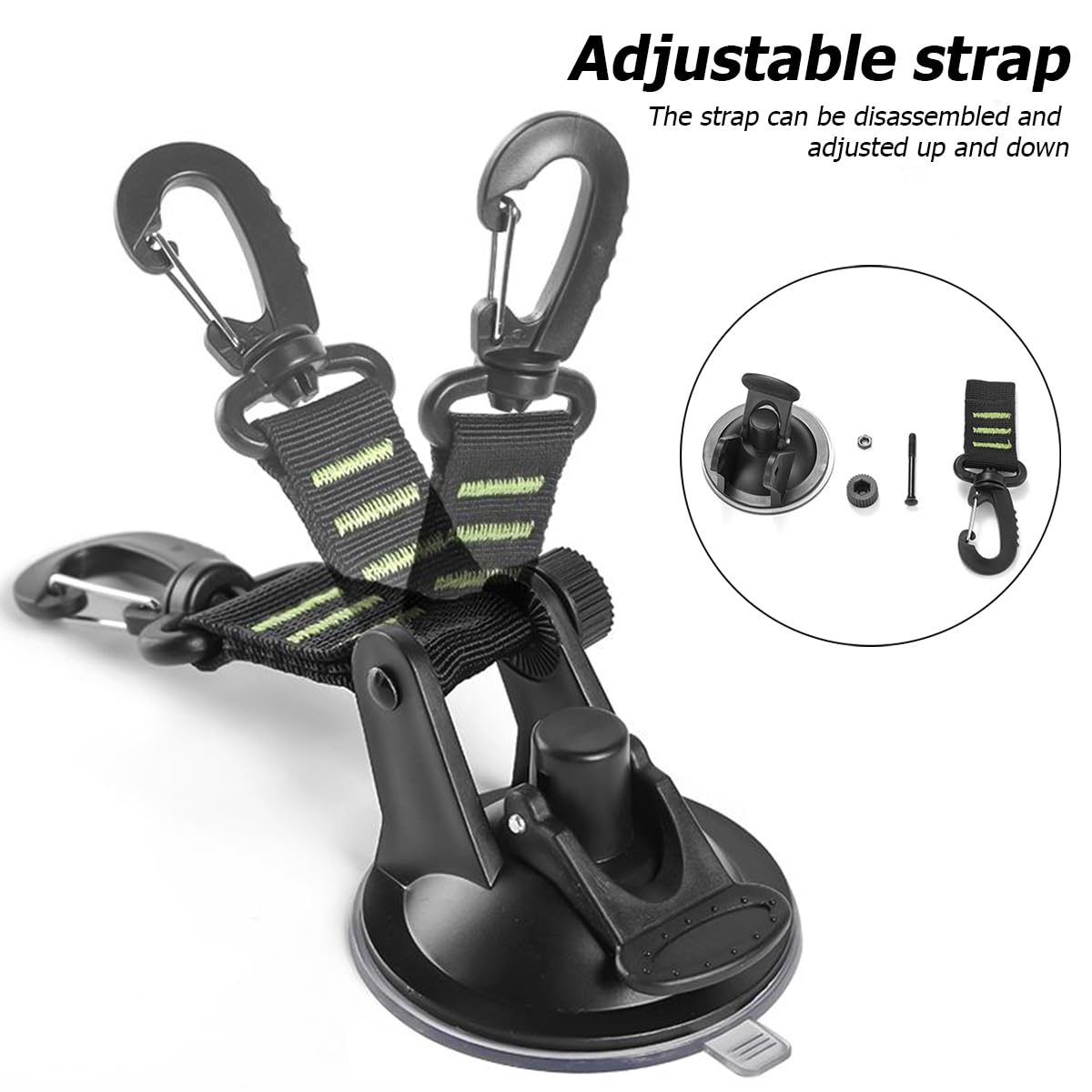 4 Ventose Per Campeggio - Ganci Di Ancoraggio Per Auto, Tende, Bagagli, Multiuso - Foto 9