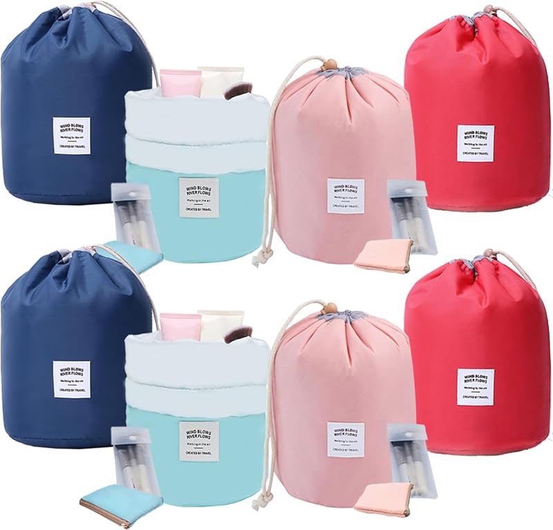 INVODA Necessaire de Cosméticos com Cordão, Pacote com 8 Unidades