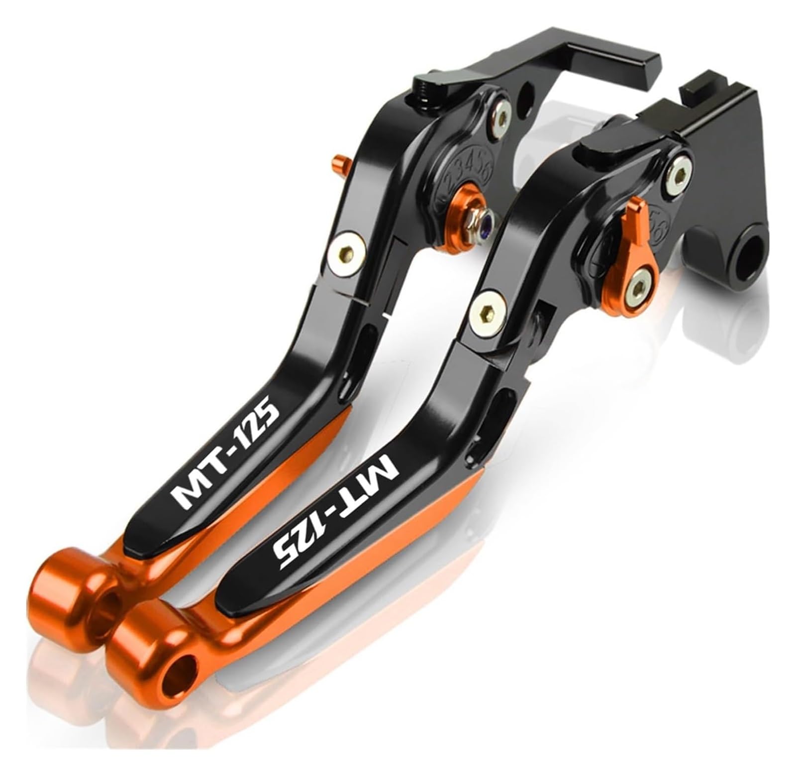 Oiajdsad 2 Motorcycle Clutch Levers For Mt-125 For Mt 125 For Mt125 014-018 Motorcycle Folding Extendable Brake Clutch Lever 015 016 017