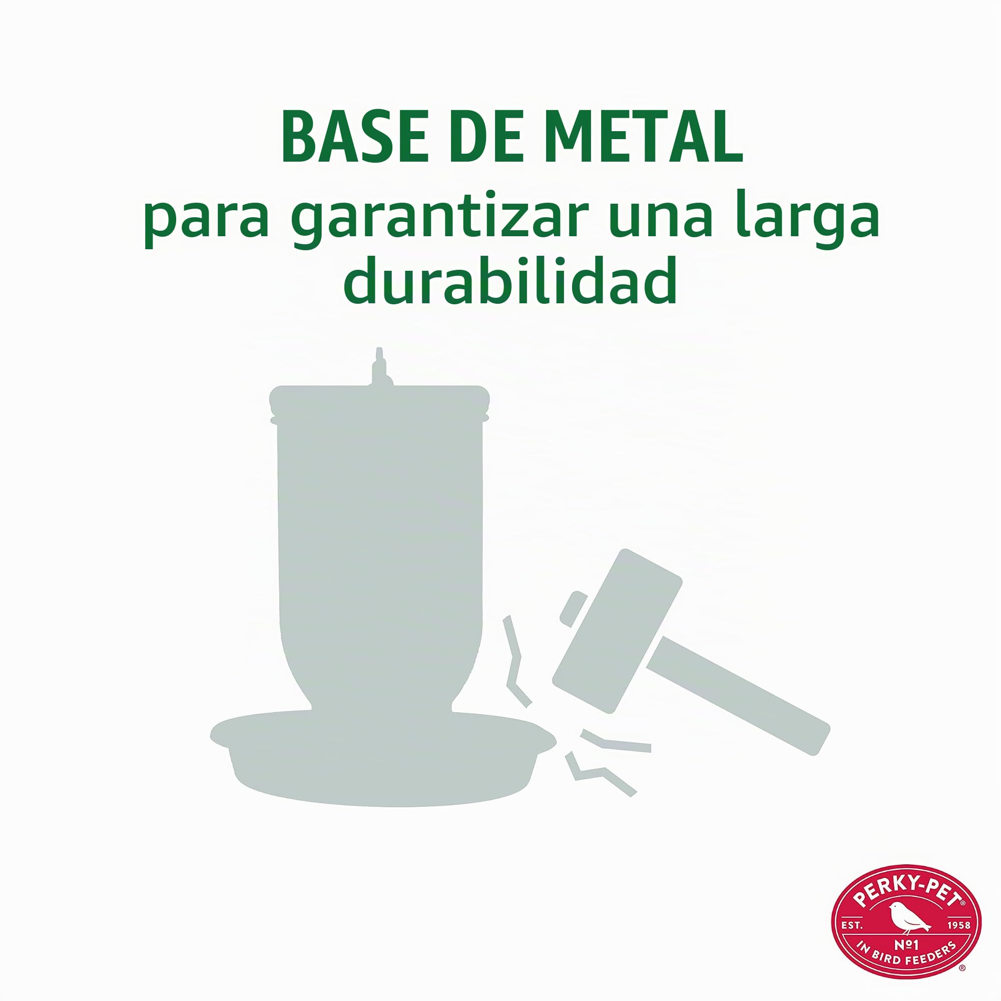 Opus [Perky-Pet] Bebedero para pájaros Tarro de cristal 783