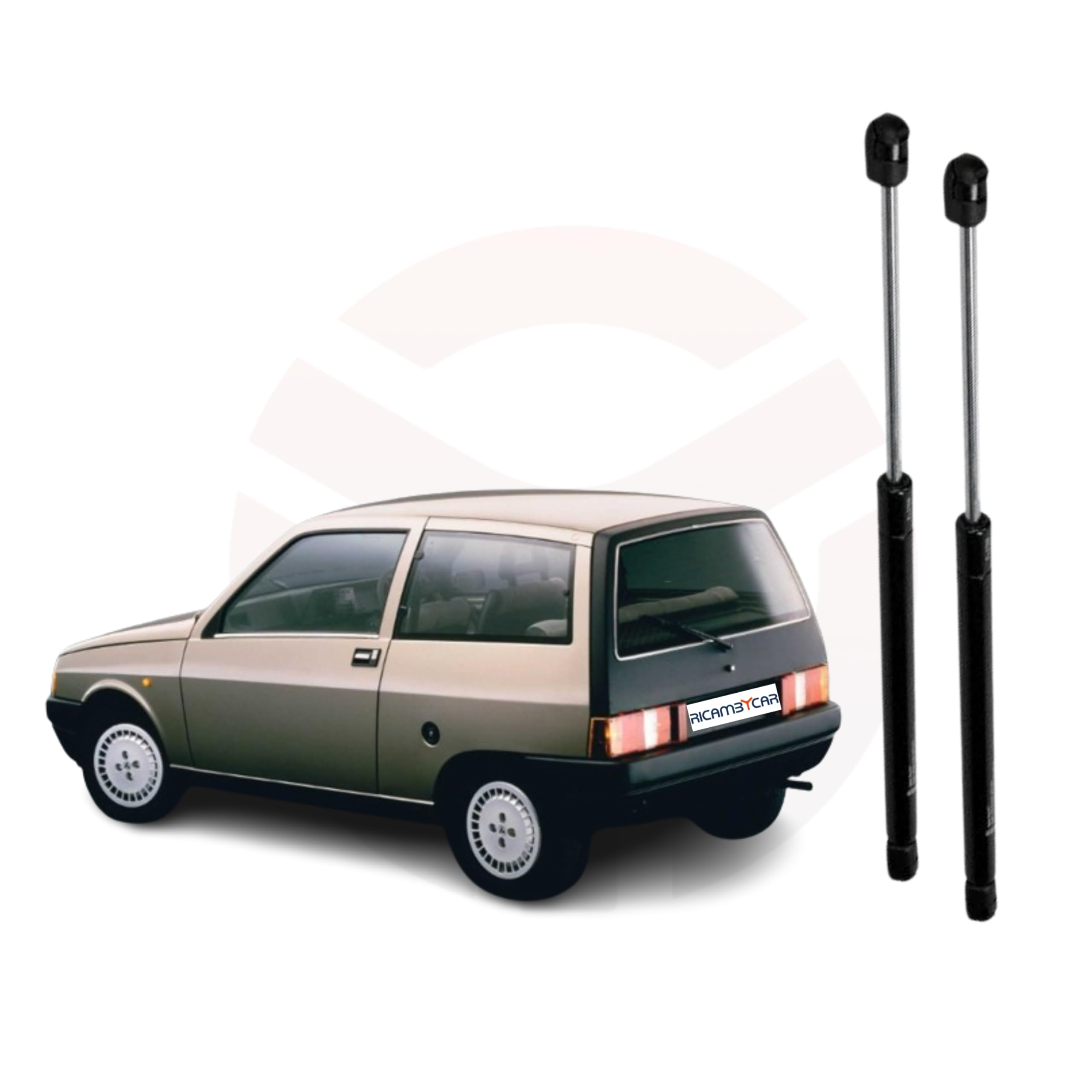 Coppia Molle a Gas Portellone Posteriore Compatibile con AUTOBIANCHI Y10 1985 > 1995