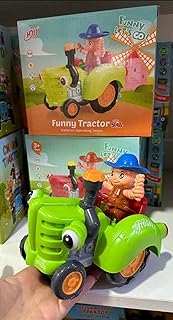 لعبة جرار مرحة تصدر أصوات وأضواء ومناسبة لعمر 3 سنوات فما فوق