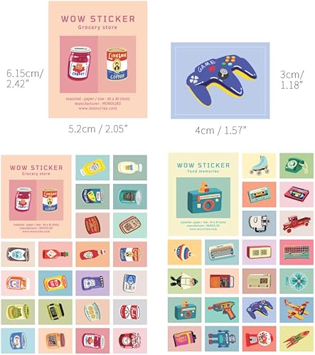 Miniatura 2 de Juego de calcomanías Wow