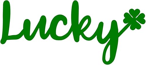 Miniatura 4 de Calcomanía de vinilo para pared del Día de San Patricio, trébol de la suerte, 10 x 22.5 pulgadas, decoración moderna de San Patricio, cafetería,