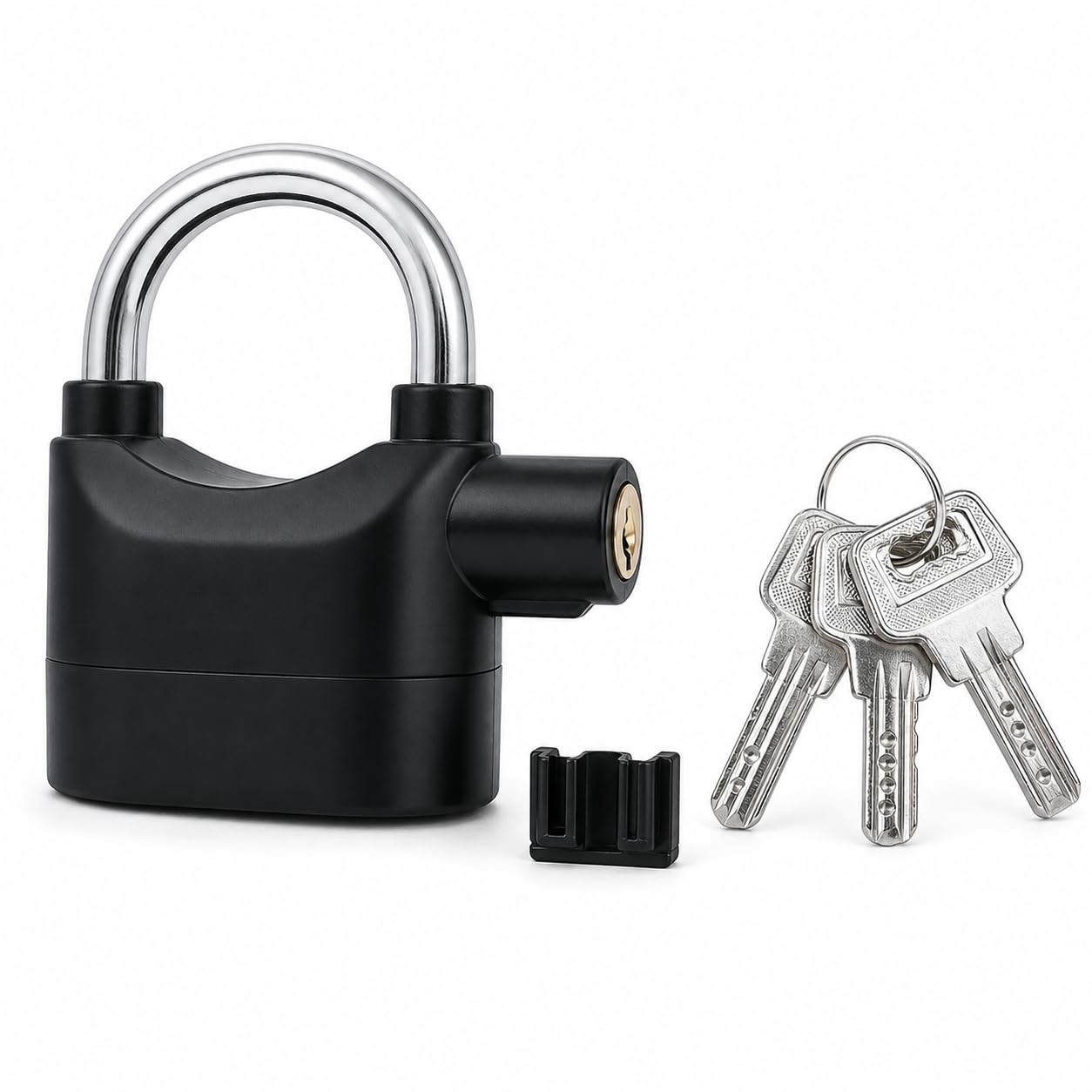 Oblivion Lock for Home – Heavy Duty Security Alarm Padlock with Built-in Sound Alert System, Waterproof Anti Theft Metal Lock for Gate, Bike, Shutter, Door Security with 3 Keys Durable Protection-picture-35