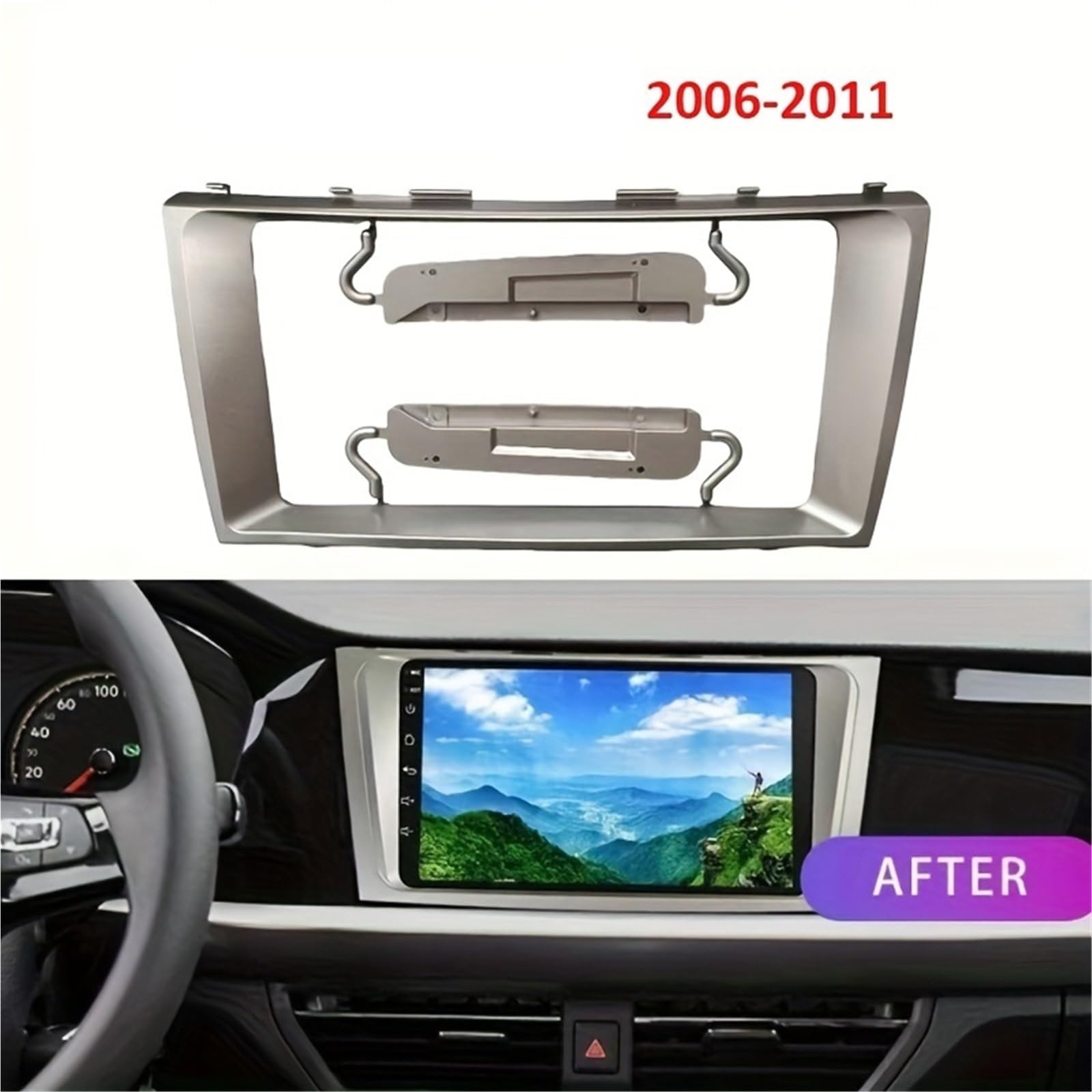 Para Toyota Para Camry 2006-2011 Instalación Panel Embellecedor Radio