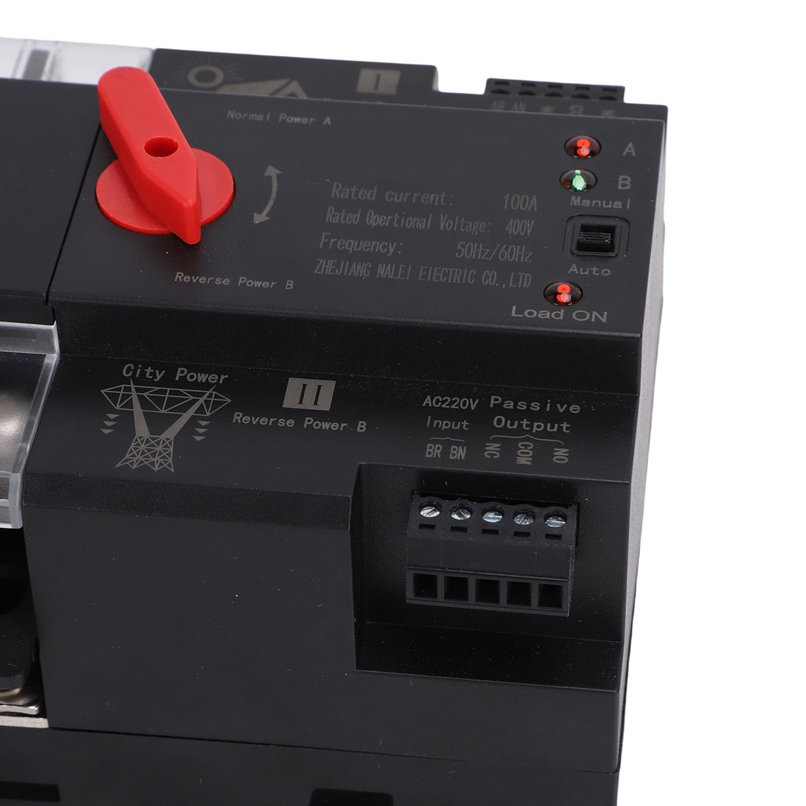 Tangxi Interruptor de Transferencia Automática de Doble Potencia 4P, Unidad de Conmutación Rápida de 100A para Centros Comerciales y Laboratorios