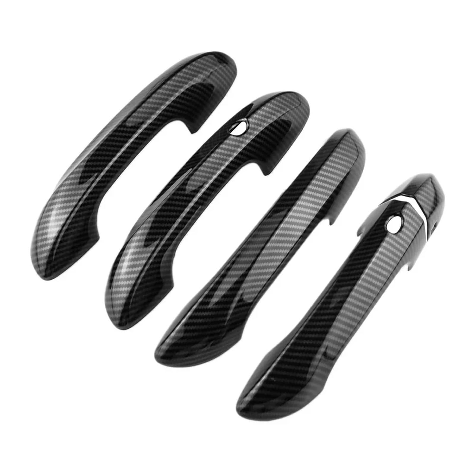 Cfayrlms Carbon Fiber Door Pull Cover Compatible With Mg4 For Ev For Mulan 2022 2023 2024 Door Handle Cover Trim Lhd Door Handles Sticker Decoration Cover Styling Accessories