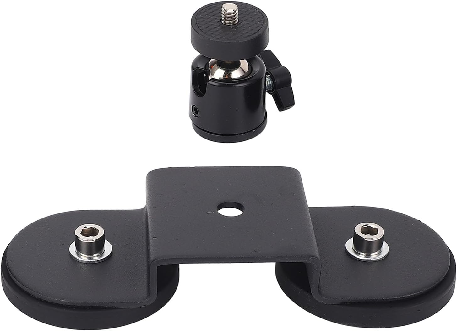 WALFRONT Rectangular Satellite Car Mount Base, Mini Dish Bracket, Strong Adsorption Kit for RV Boat, Seamless Installation on Various Surfaces