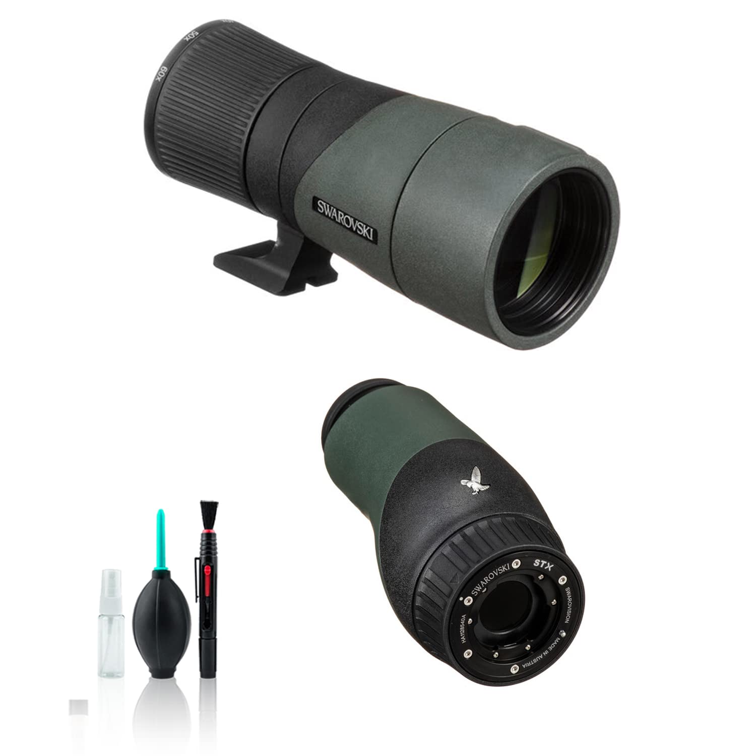 Swarovski STX Spotting Scope Modular Zoom Eyepiece (Straight Viewing) and Swarovski 65mm Objective Lens Module