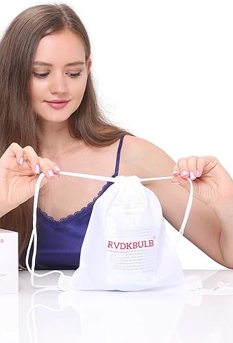 Miniatura 7 de Bolsa de ducha compacta de silicona, kit de ducha de viaje reutilizable, capacidad de 11 onzas líquidas, color blanco