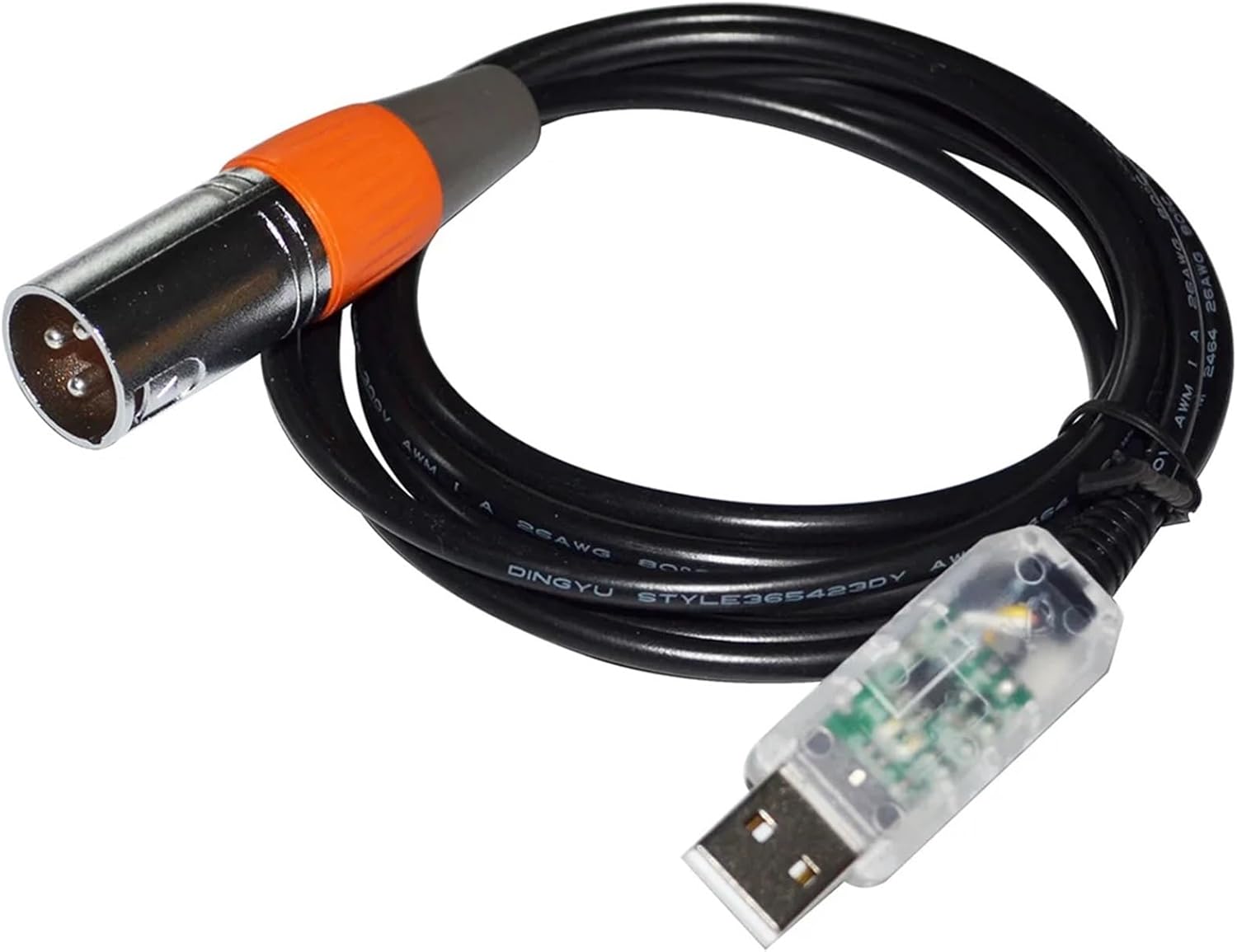 FT232RL CHIP USB to XLR 3PIN Male RS485 Converter Serial Cable for Audio Processor to PC(1m,Color C)