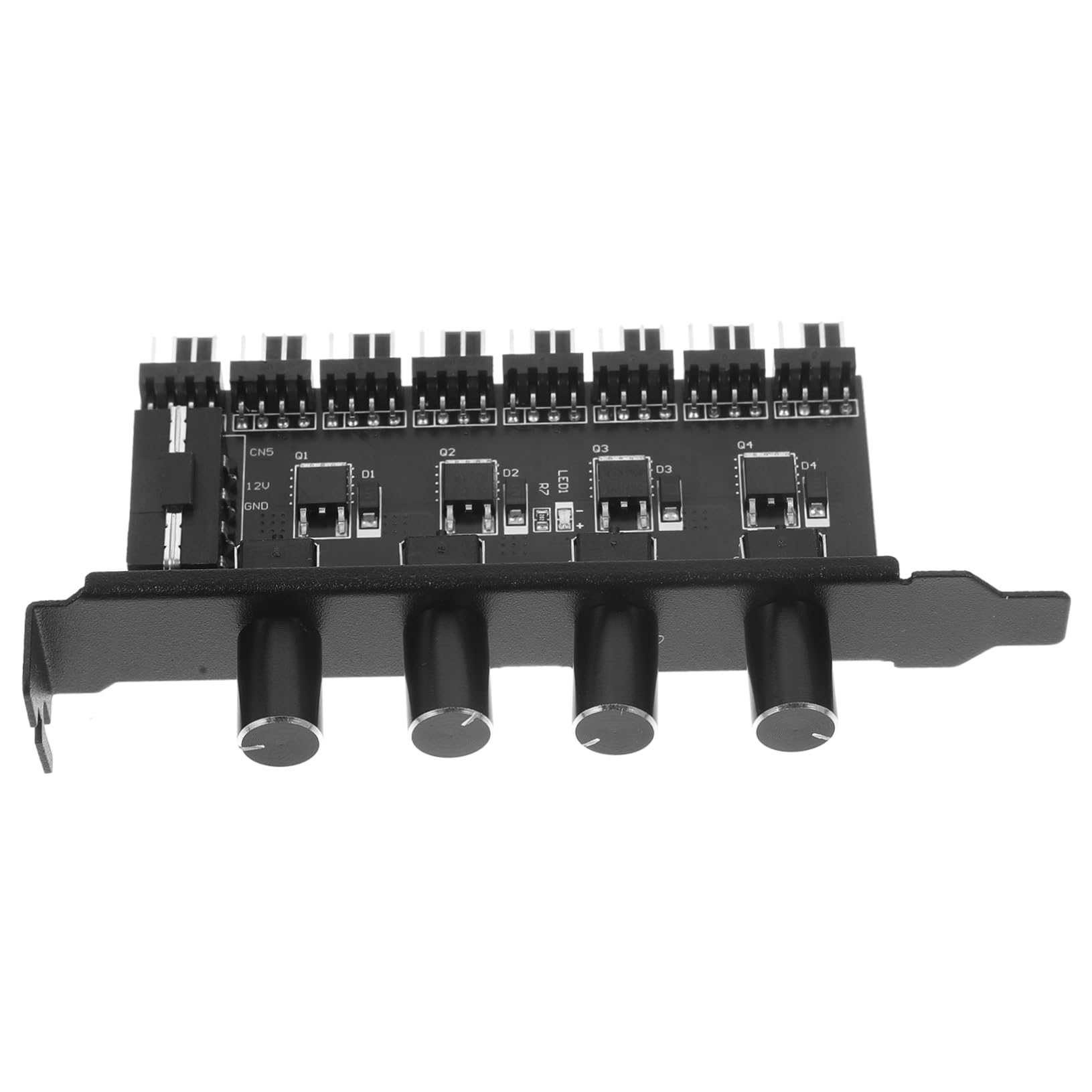 Healeved 4stücke Pc Kühlventilator Hub Pin Adapter Computer Erweiterung Leiser Fan Controller Mit Geschwindigkeitsregelung Fach Steuerung Für Pc Kühlung Und Bürobedarf