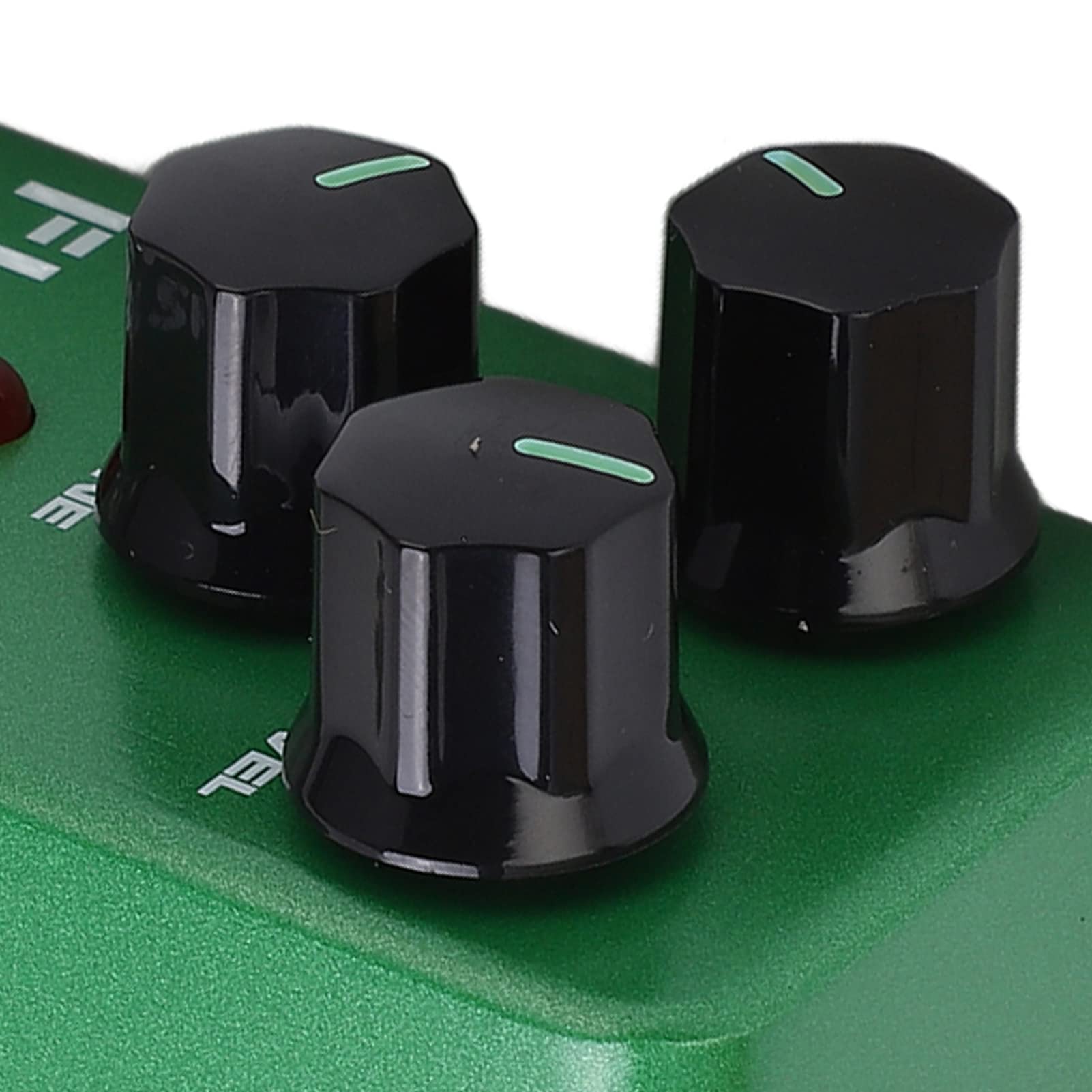 Pedale Effetti per Chitarra Pedale per Chitarra Elettrica Interruttore Overdrive Effetti Sonori Mini Effetti Singoli Accessorio per Strumenti Musicali Regolabili Full Metal Shell Green