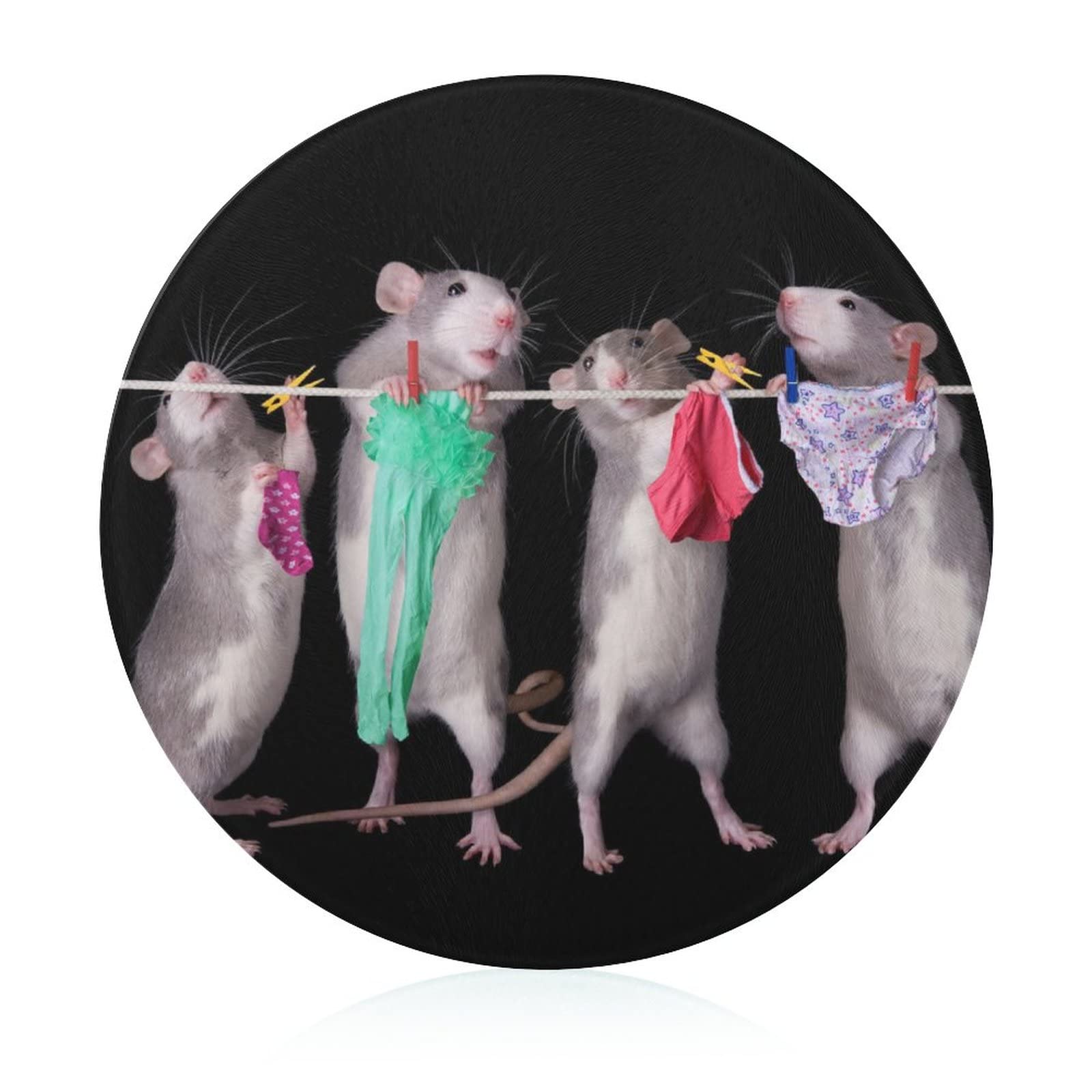 Planche en verre thermorésistant Souris Marrante dessous de plat