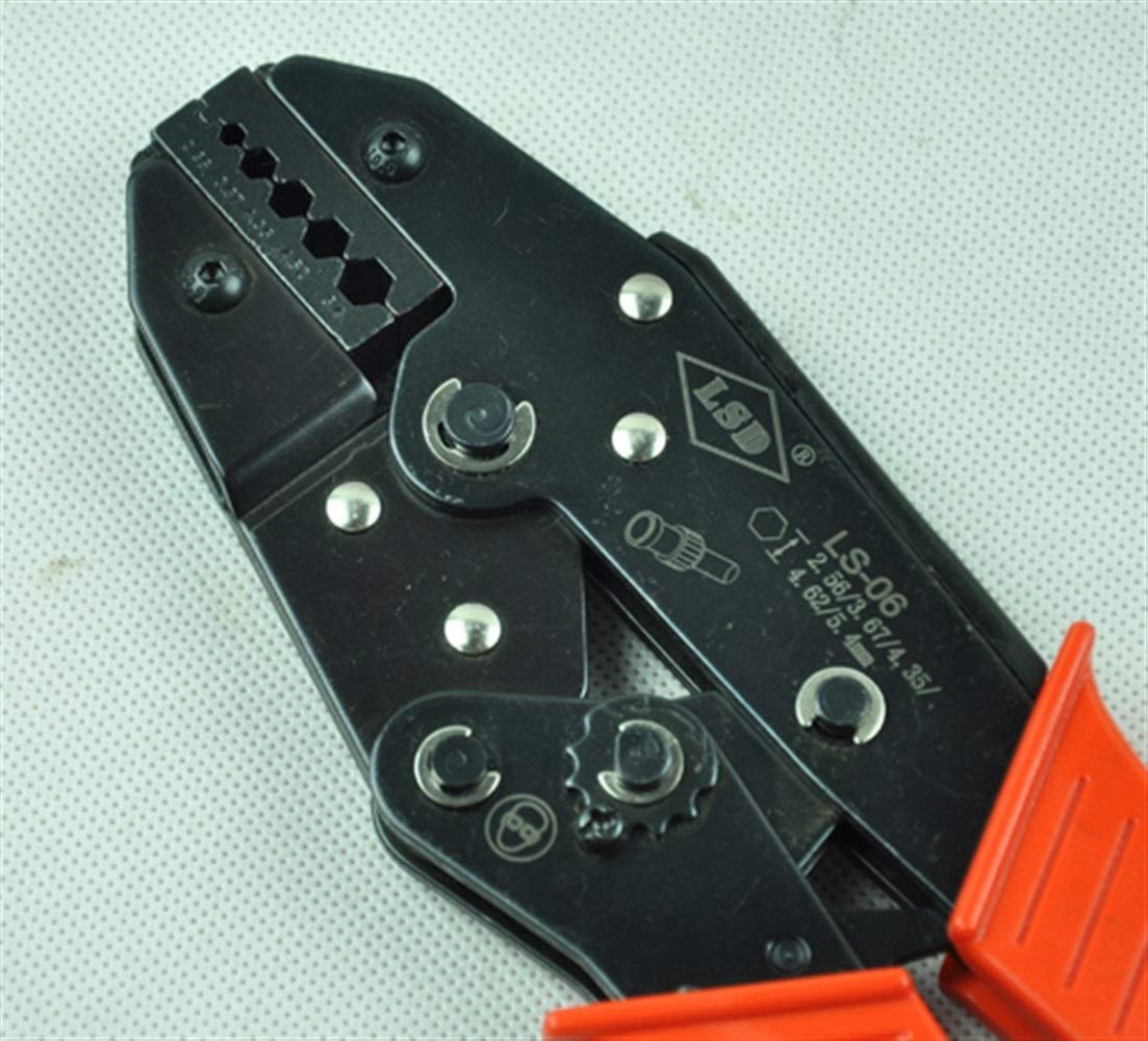 Pinza a crimpare per cavi RG58 Strumenti di crimpatura per connettore cavo coassiale, pinza a crimpare manuale Pinza a crimpare in fibra ottica, crimpatrice terminale a cricchetto