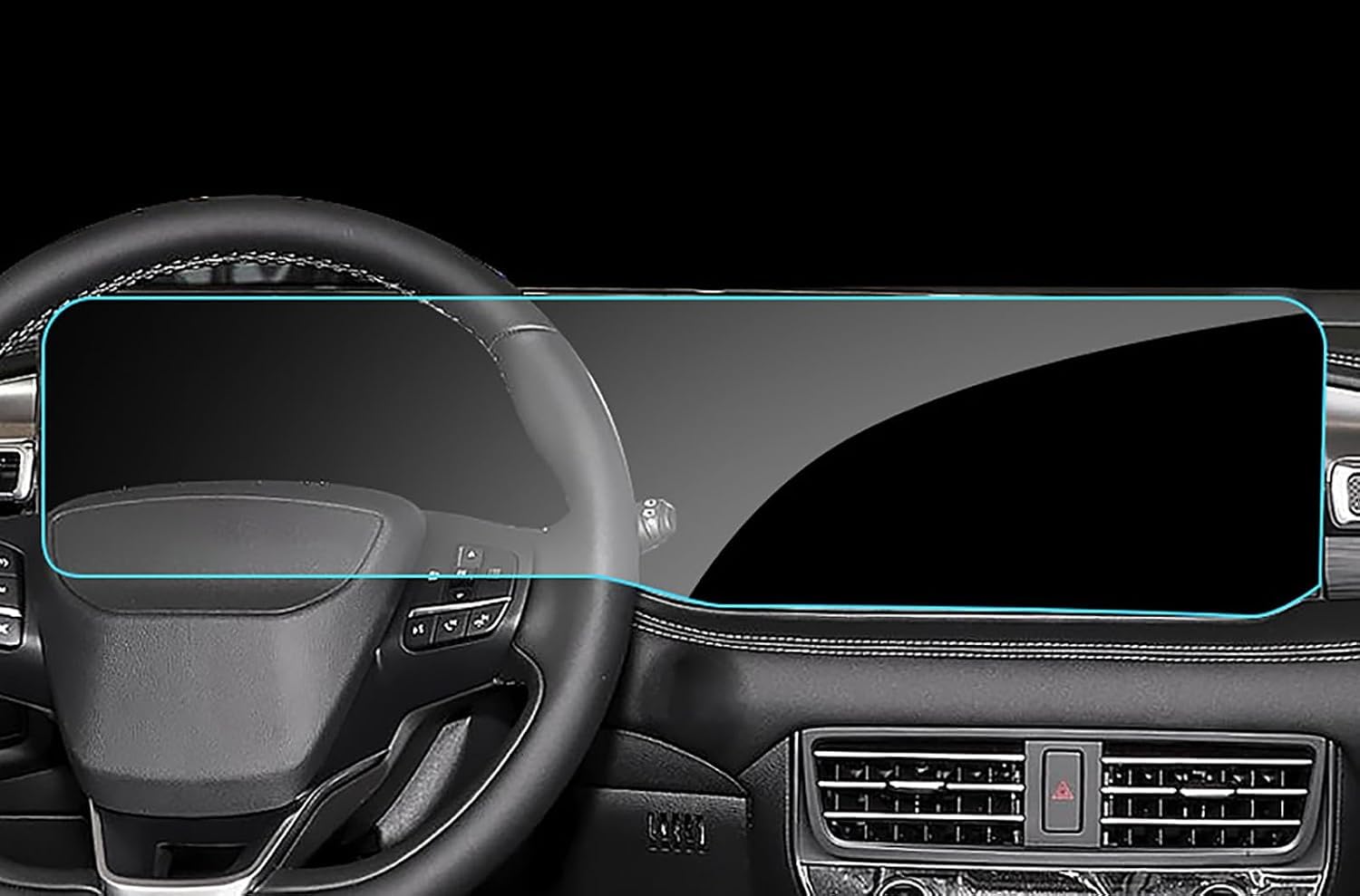 Pellicola Protettiva Auto per Ford Edge Plus 2021-2022 (Integrated NAV)
