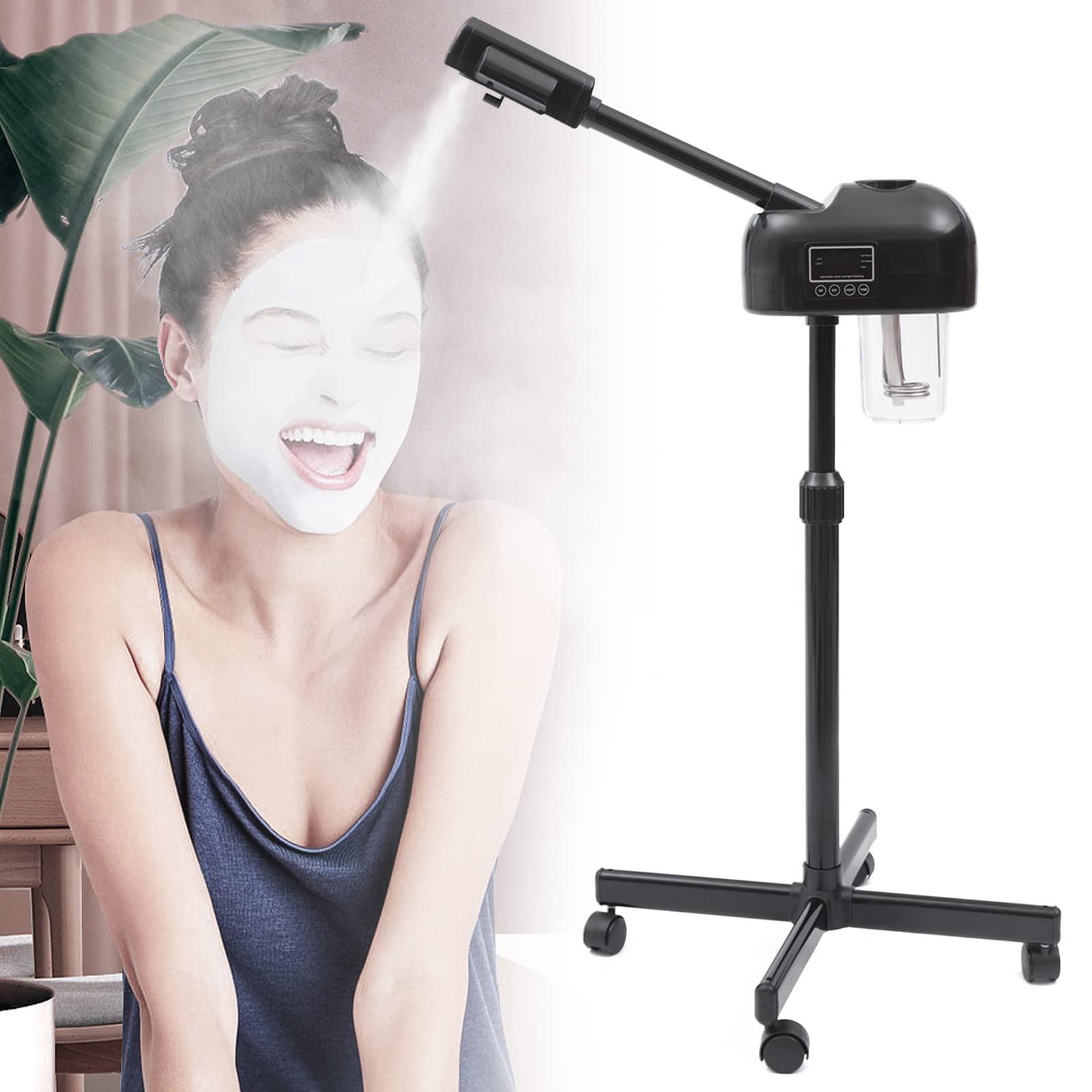 Vaporizador facial vertical, sauna facial, spa, humectante, vaporizador, salón de belleza, dispositivo de vapor, limpiador de poros, máquina de spa de vapor