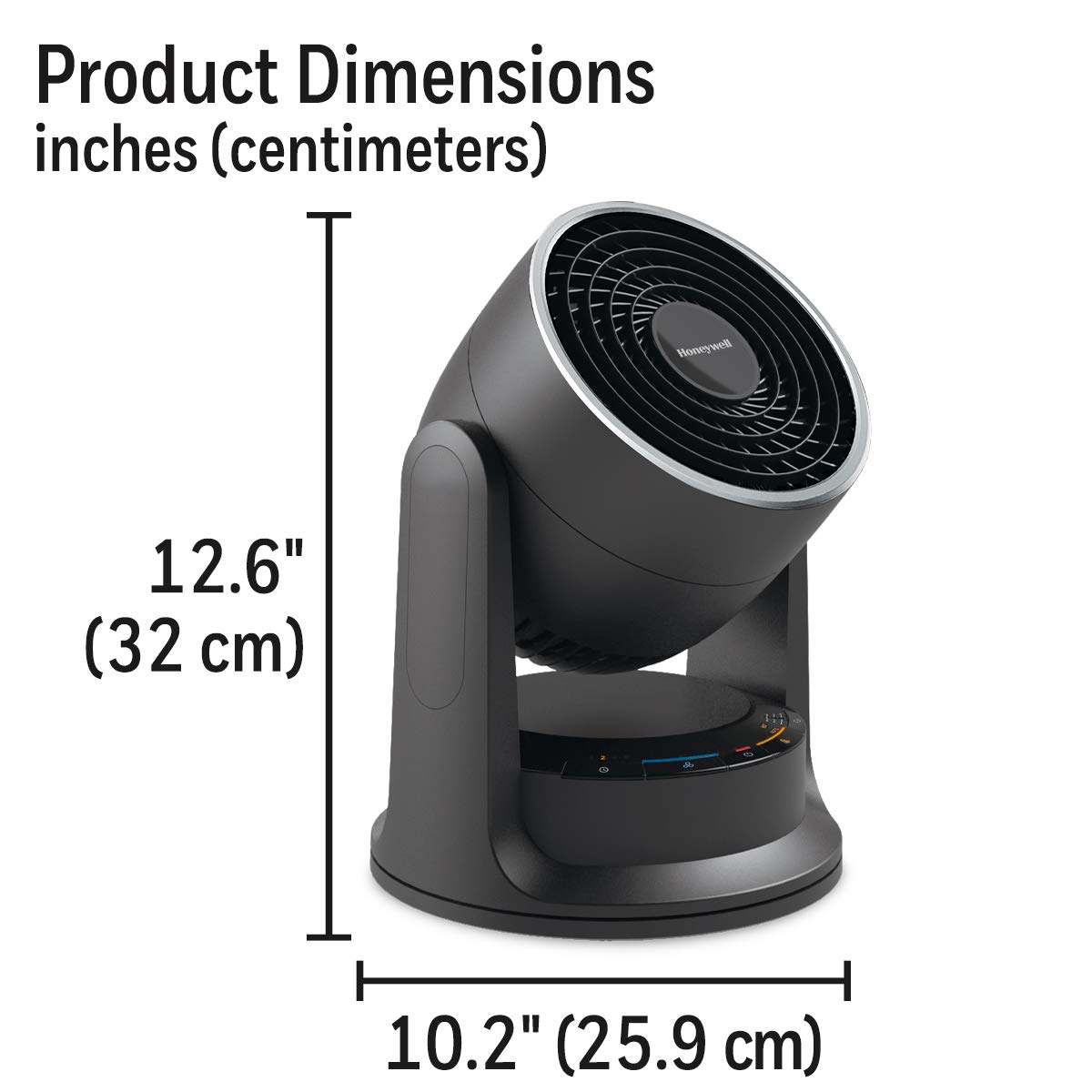 Amazon.com: Honeywell Turbo Force Power Heater + Fan – Space Heater with  Wide-Area Heating, Pivoting Head and Triple Oscillation – Fan and Heater  Combo with Powerful Heat and Circulation Black Medium :