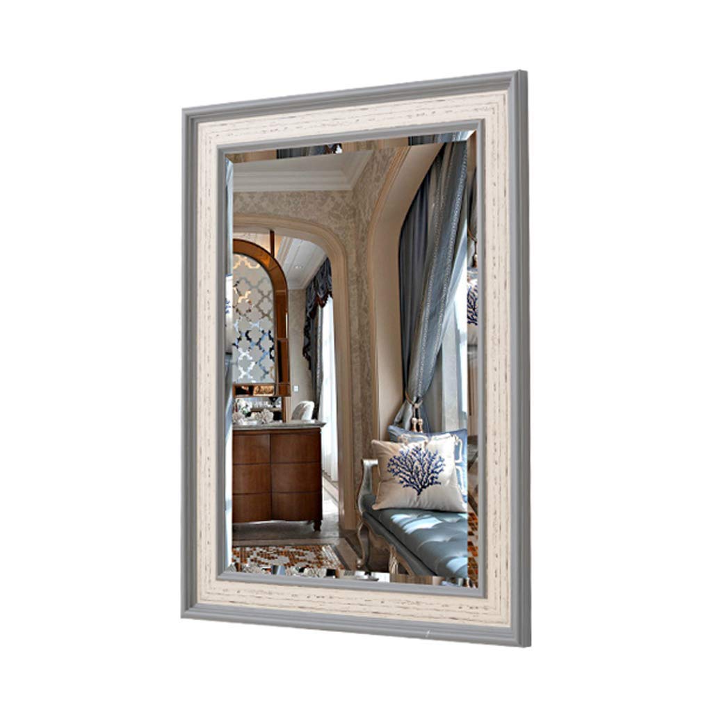 TYUHDUYUR Bathroom Makeup Mirror Lightweight Shaving Mirror Bevelled HD Vanity Glass Mirror Modern Home Decorative for Dressing Room Bathroom Bedroom