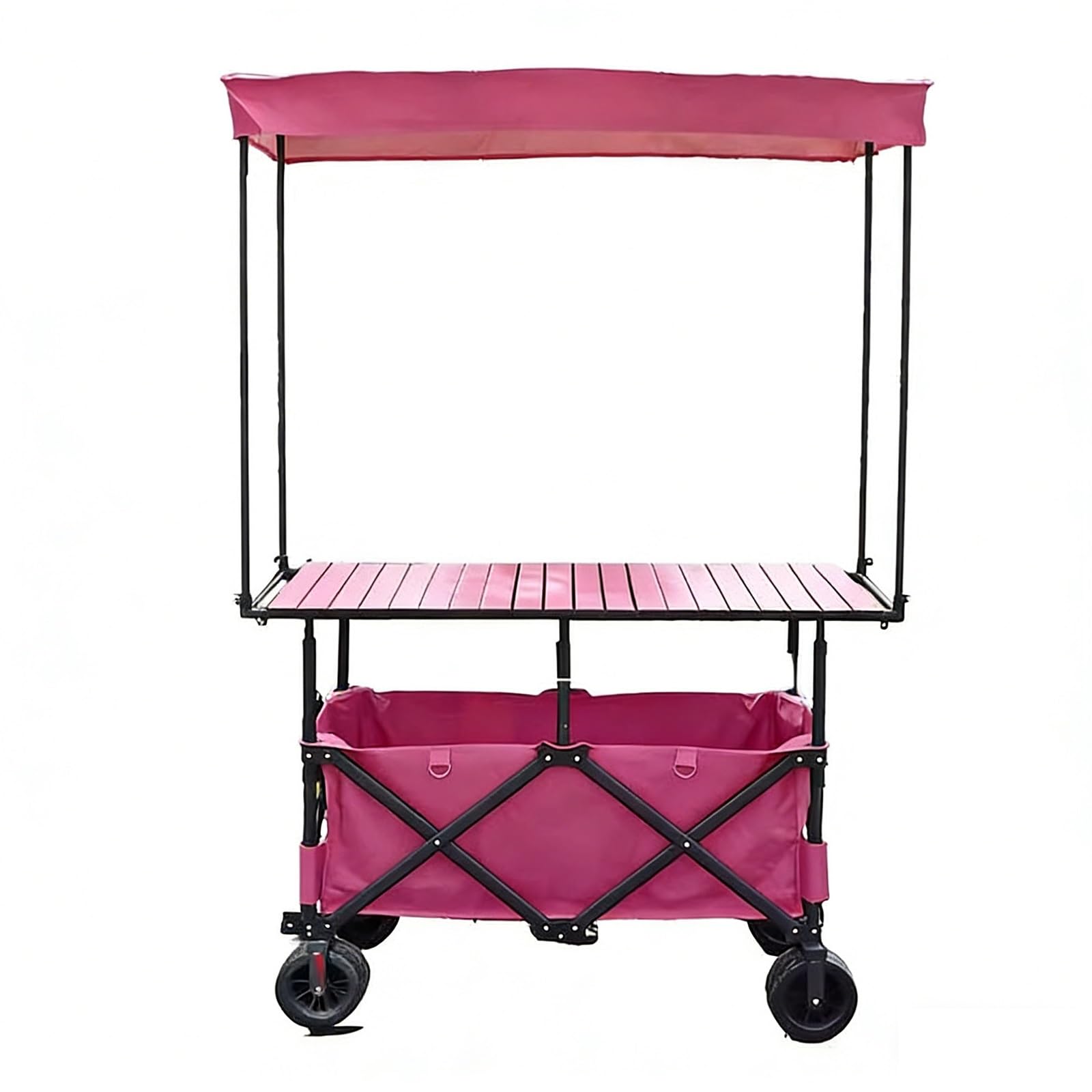 Carrello portatile per alimenti, leggero, pieghevole, multiuso, per generi alimentari, spiaggia, campeggio e sport, perfetto per eventi all'aperto e nics (dimensioni)