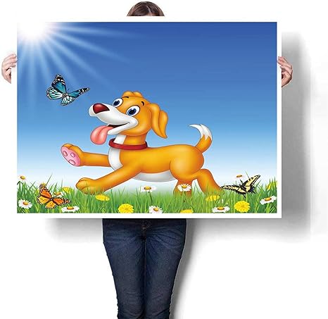 Amazon Co Jp インテリアポスター 自然の背景を持つ漫画の犬 防水キャンバス 色褪なし 90cm 60cm Diy 工具 ガーデン Amazon Co Jp インテリアポスター 自然の背景を持つ漫画の犬 防水キャンバス 色褪なし 90cm 60cm Diy 工具 ガーデン