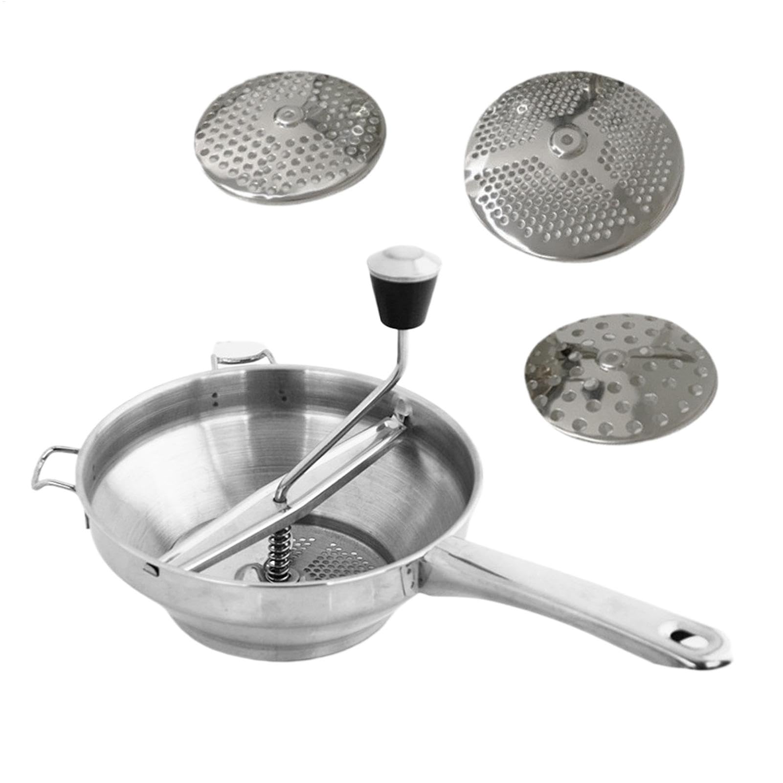 Moulin alimentaire compote pommes inox moulin cuisine manivelle