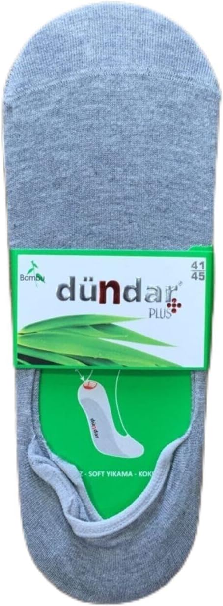 Men's -Show Socks 3-Pair Seamless, Gray, Size 41-45 - Gray, 41-45
