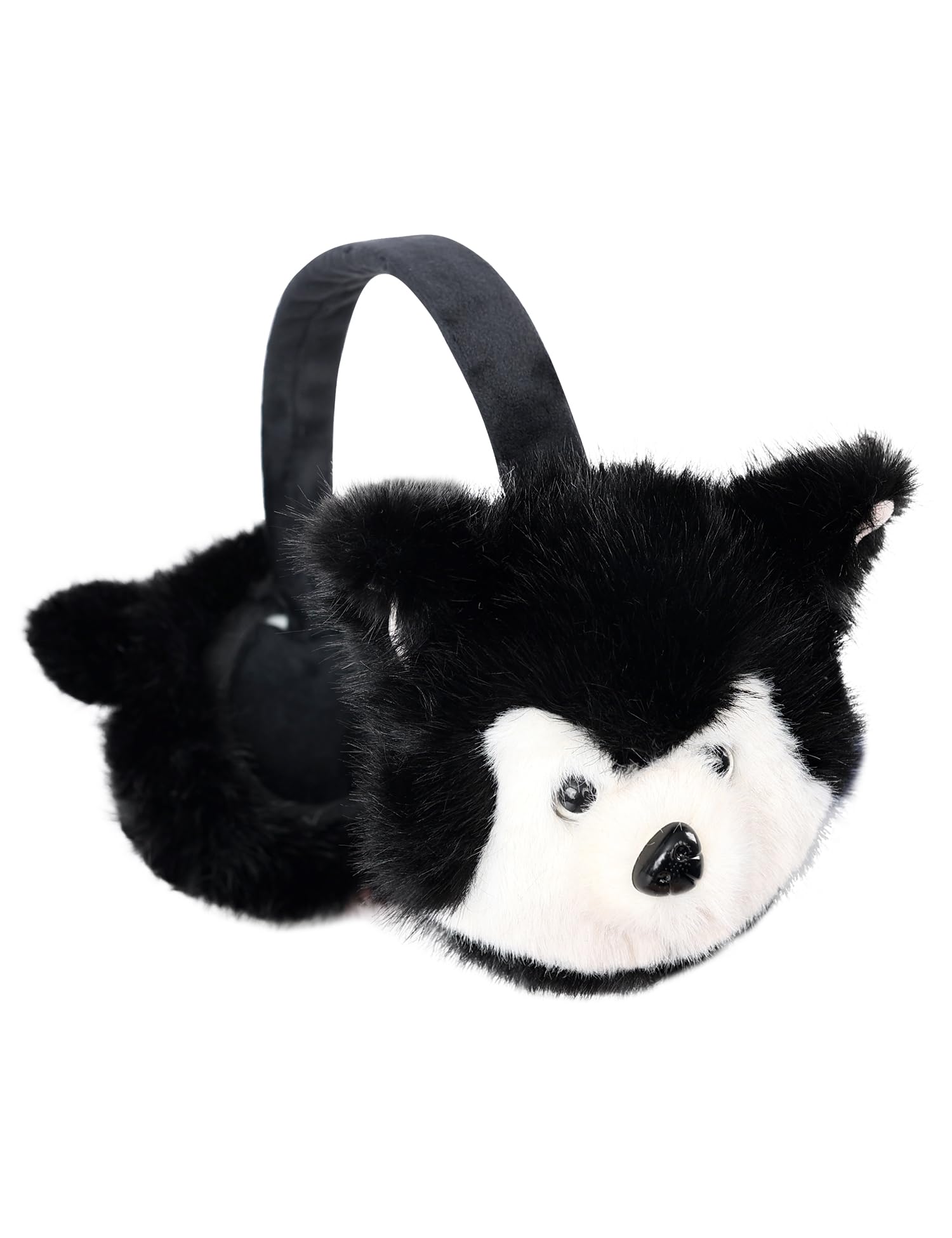 Surblue Winter Animal Ear Muffs for Kids Adult Warm Faux Fur Ear Cover