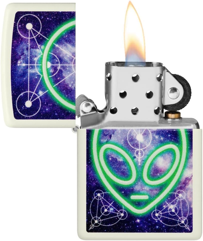 Encendedor Zippo grabado personalizado diseño Alien miniatura 5