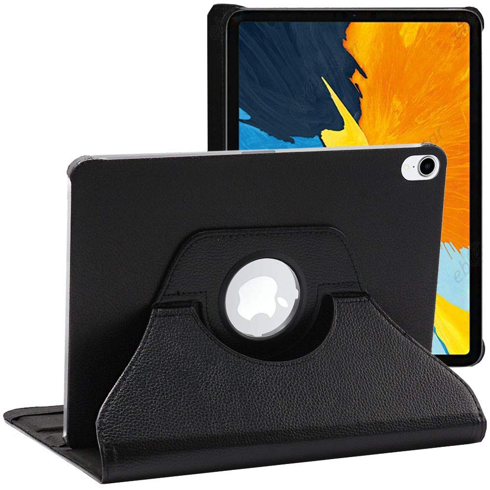 ebestStar - Coque pour iPad Pro 11 (2022, 2021, 2020, 2018) Apple, Etui Rotatif 360, Housse Protection PU Cuir, Noir