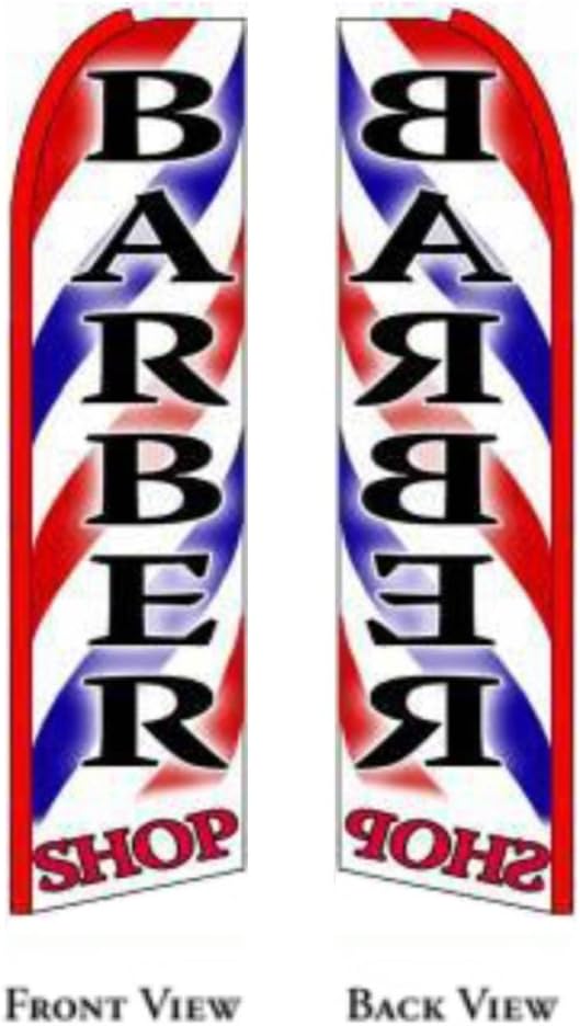 Dry Cleaner Swooper Windless Flag (full sleeve) 3ft X 11.5ft Flag by EZ Flags - Image 3