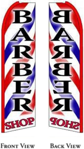 Miniatura 2 de Bandera de EZ Flags de Barbacoa Sabado Y Domingo Swooper sin viento (manga completa) de 29.5 x 9.8ft