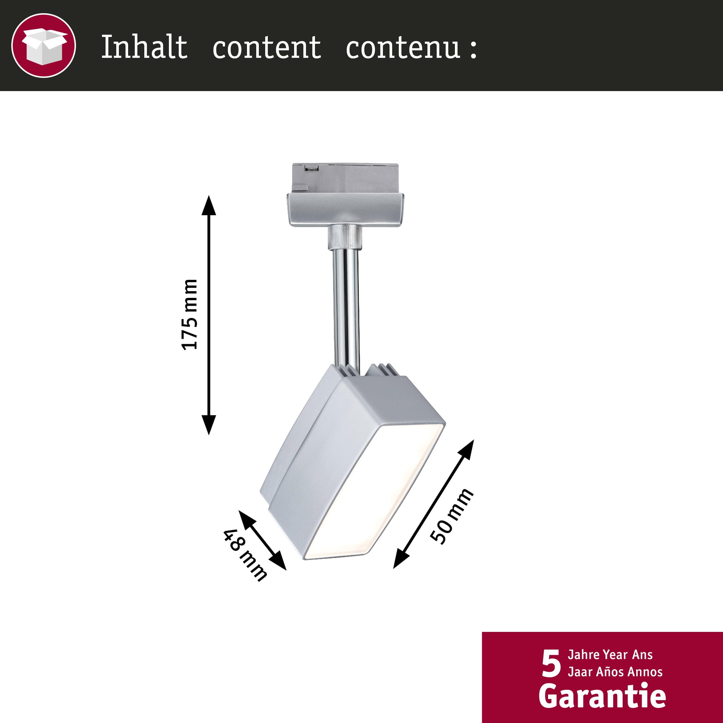 Paulmann 952.69 Stromschienensystem, Integriert, silber