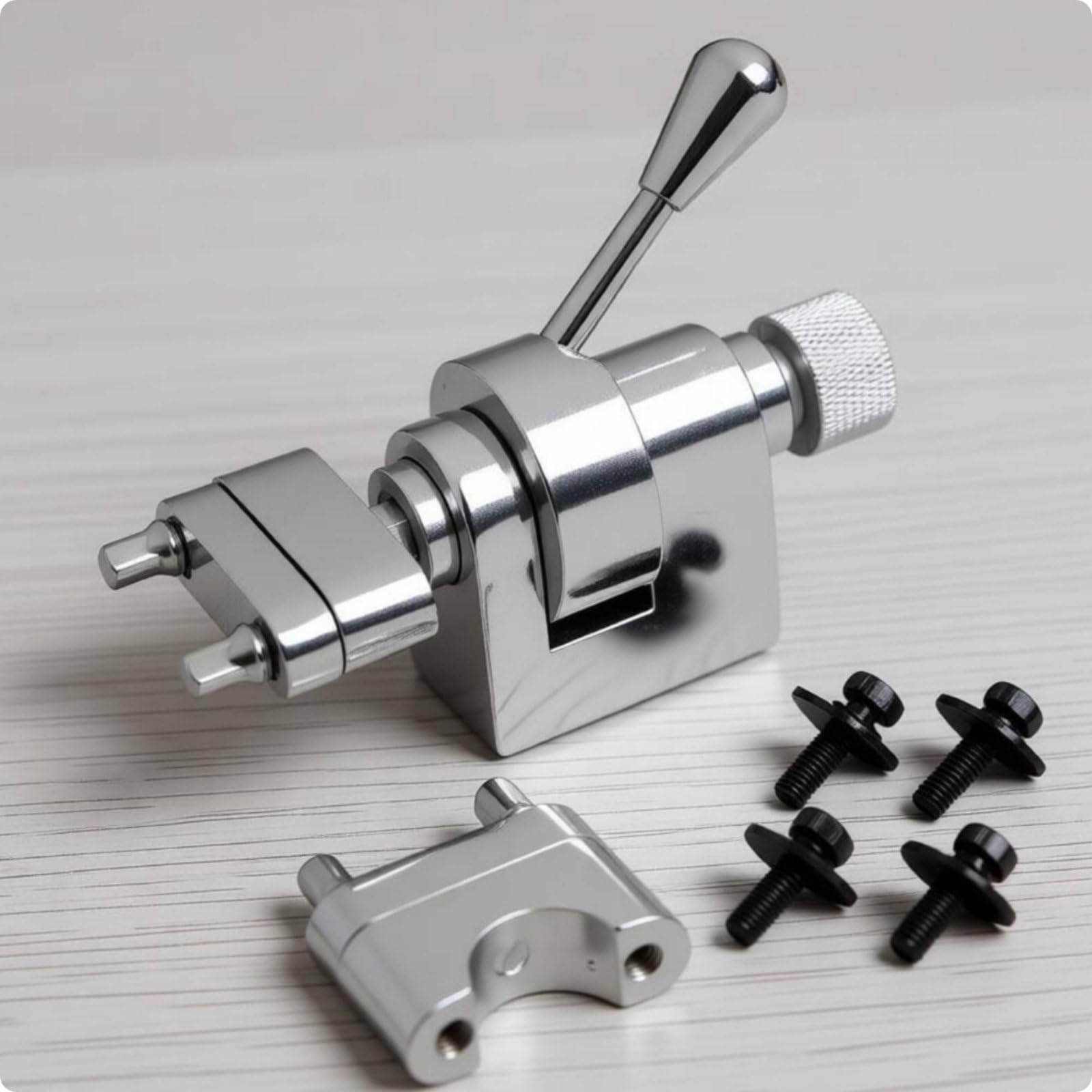 Drum Hardware Adjuster Regolatore Cordiera Snare Strainer Meccanismo Regolazione Tensione in Lega di Zinco per Batteria Adatto a Studenti Musicisti Spettacoli Registrazioni, Argento