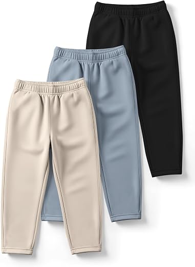 HELLCAT Trendy Solid Cotton Blend Regular Fit Track Pant for Boys - Pack of 3