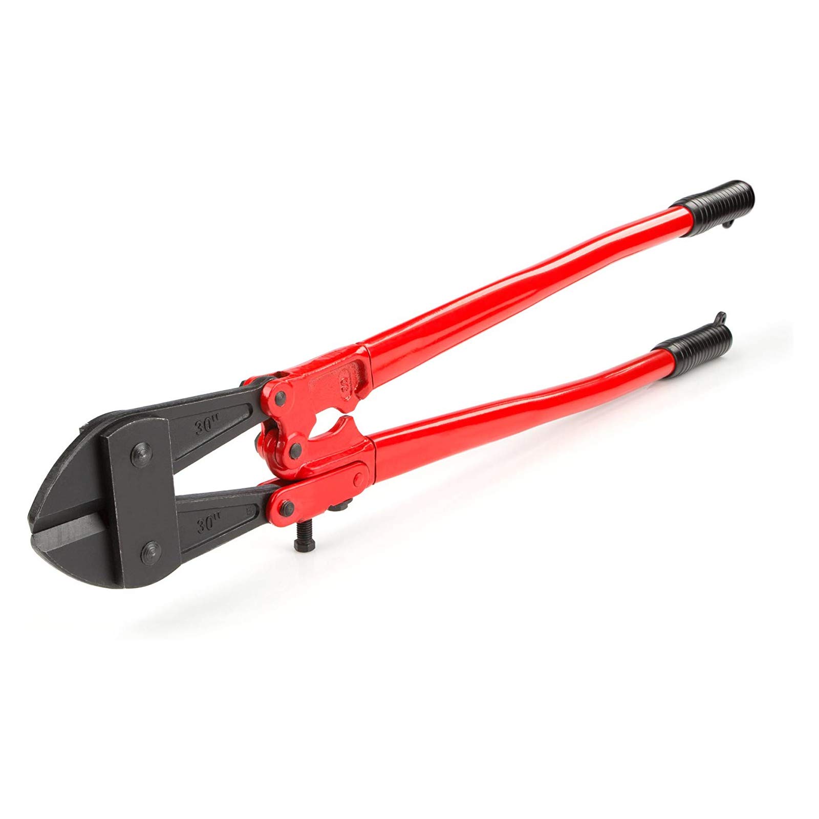 Brawn Bolt Cutter 30 inch with Black High Carbon Steel Blade and Soft Rubber Grip (Red)