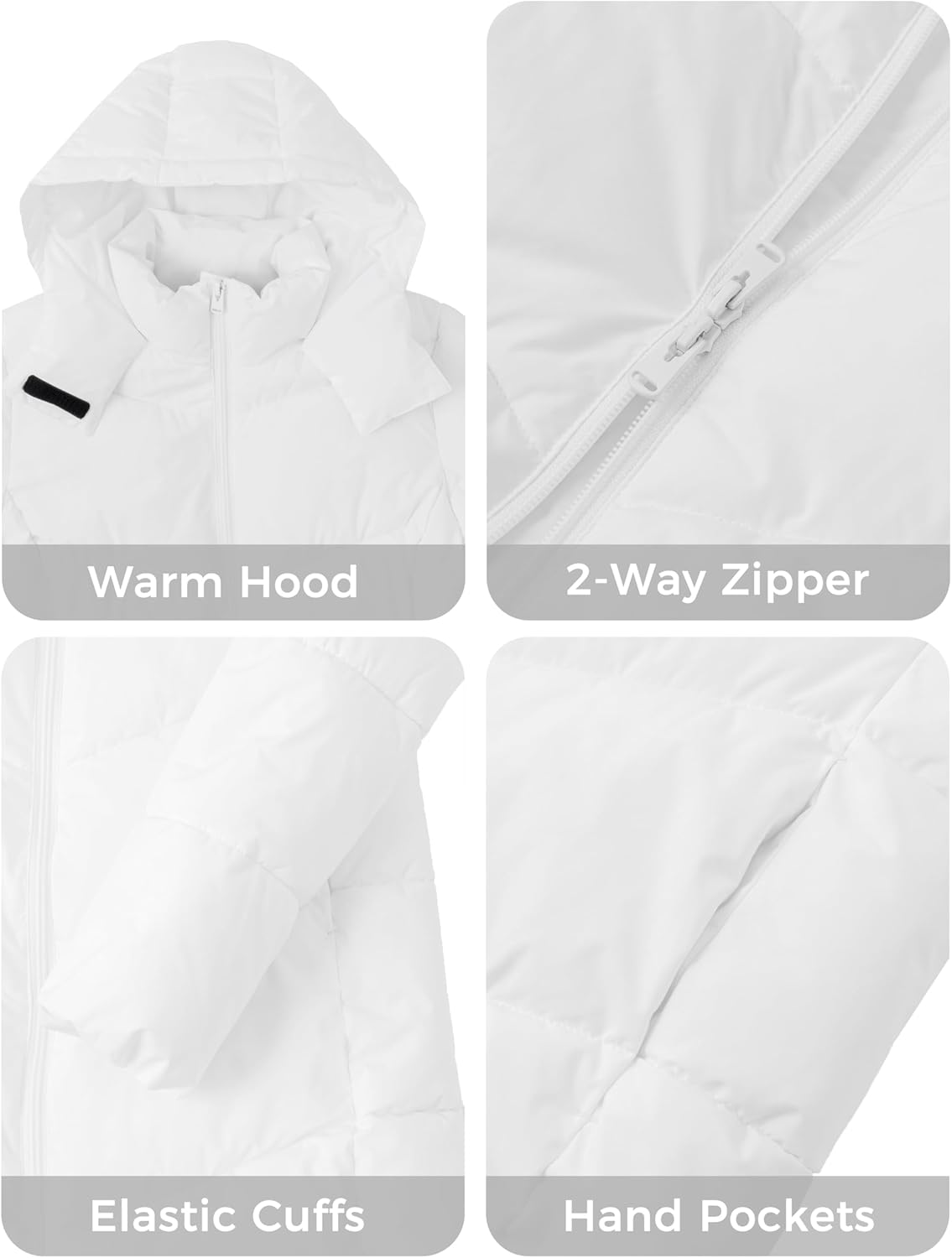 wantdo Women's Warm Winter Coat Hooded Puffer Jacket Long Parka (Available in Plus Size) - Image 6