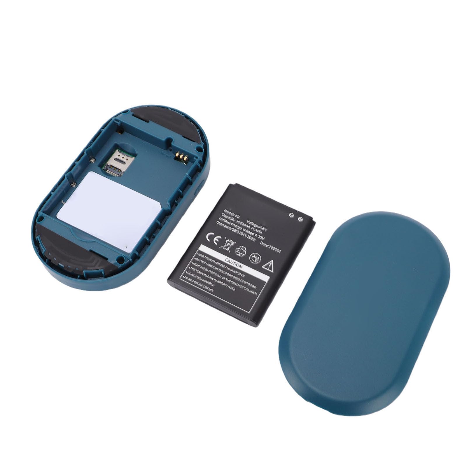 4G WiFi 6 Router Hotspot Mobile, Batteria 3000mAh (BLUE)