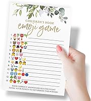 Vista 4 de Printed Party Juegos de Baby Shower para niño o niña 4 juegos y actividades, tema de vegetación botánica, 30 invitados