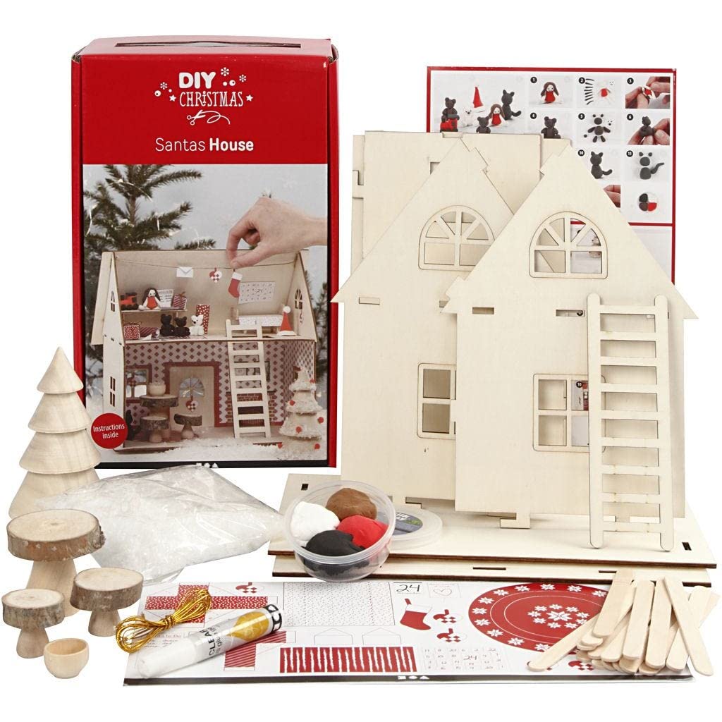 Maison de Père Noël easykit 97054 miniature bois jeu construction - 6