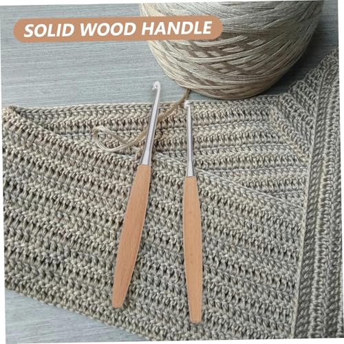 Crochets bois pour tricot de couvertures outils loisirs créatifs DIY - 5