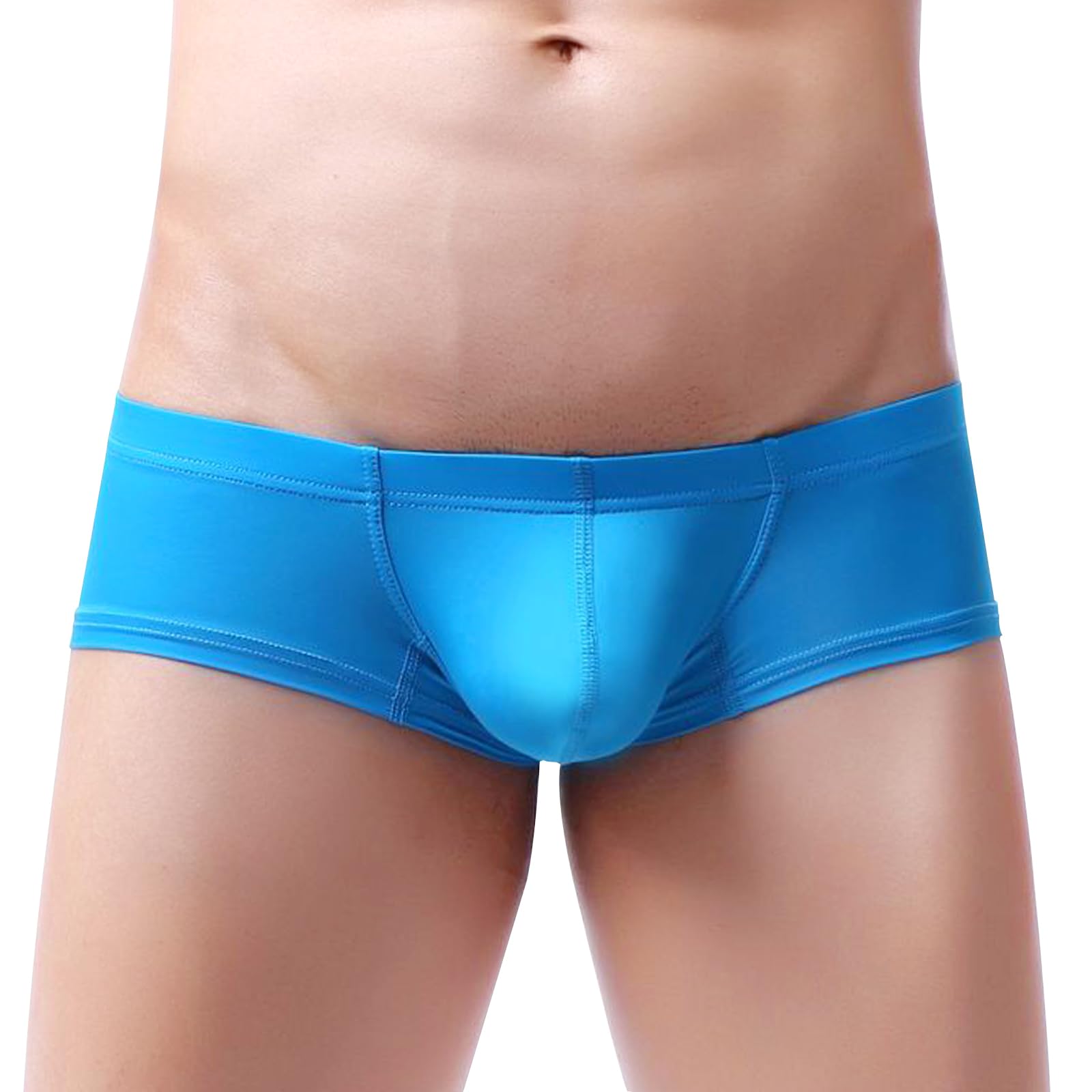 GENEMEN Herren Sparkling Boxers Sexy Unterwäsche Shiny Boxer Shorts Atmungsaktiv Unterhosen