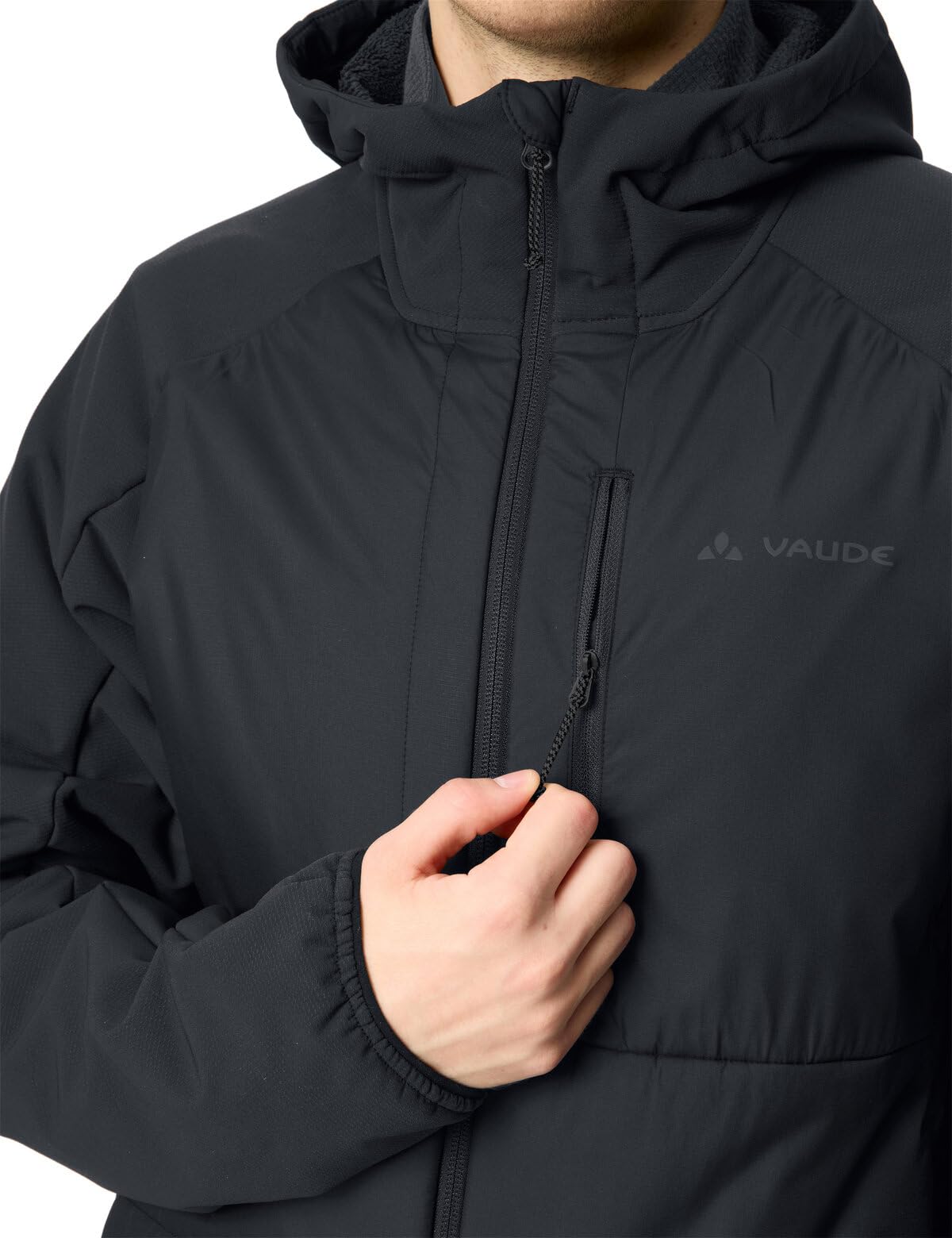 VAUDE Men's Elope Hybrid Jacket II, techniczna męska hybrydowa kurtka outdoorowa do wędrówek, mieszanka oddychającego polaru i ciepłej izolacji PrimaLoft