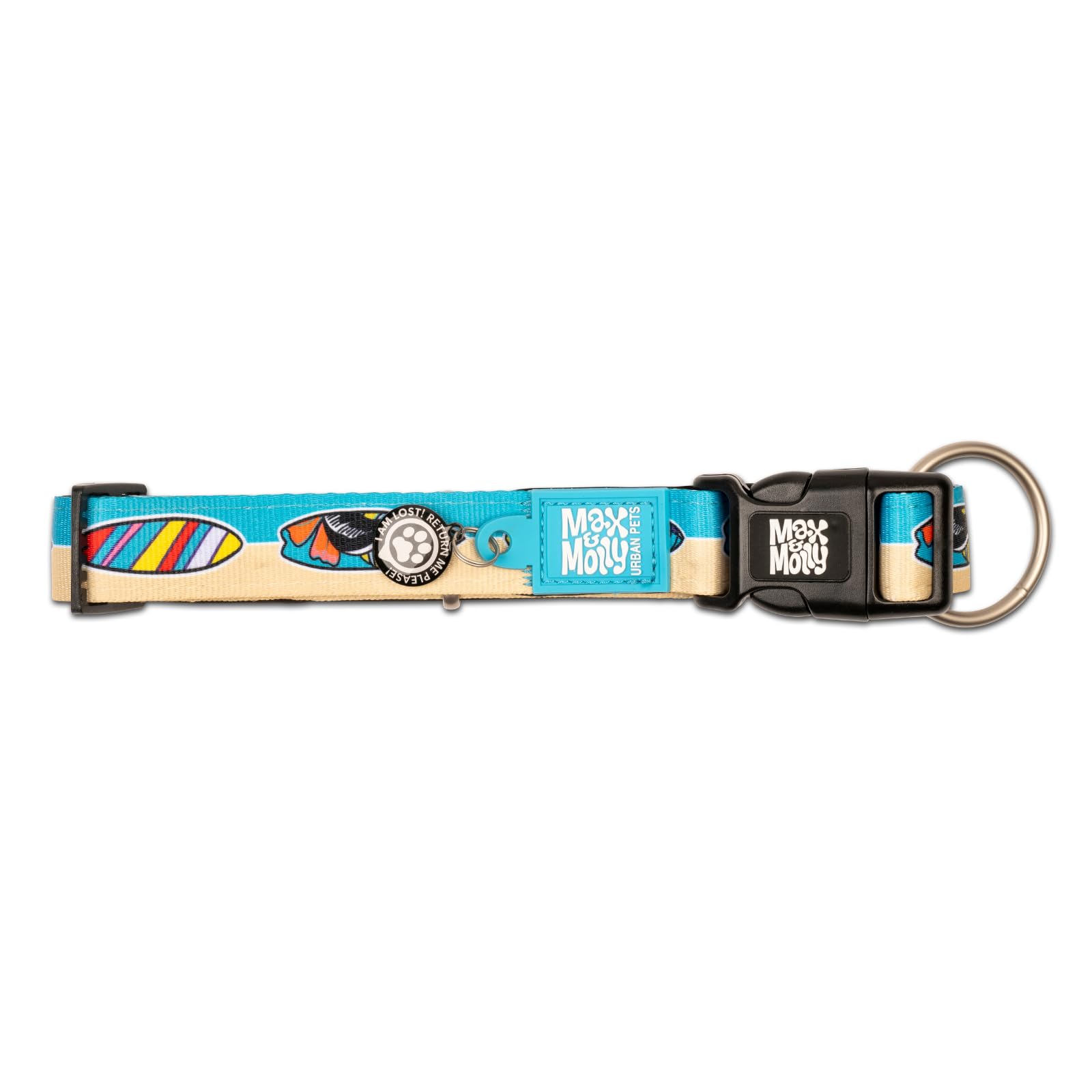 Max & Molly Gotcha! Smart ID Dog Collar - Aloha, S - Image 2