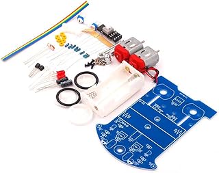 Aoyygg D2-5 Smart Tracking Robot Car Kits,Car Automatic Line Following Robot Practice Soldering Learning Electronics Kit Smart Car Project Kids DIY Electronics