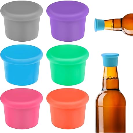 Reusable Wine Stoppers 6 Pcs Keep Wine Storage Fresh Tools