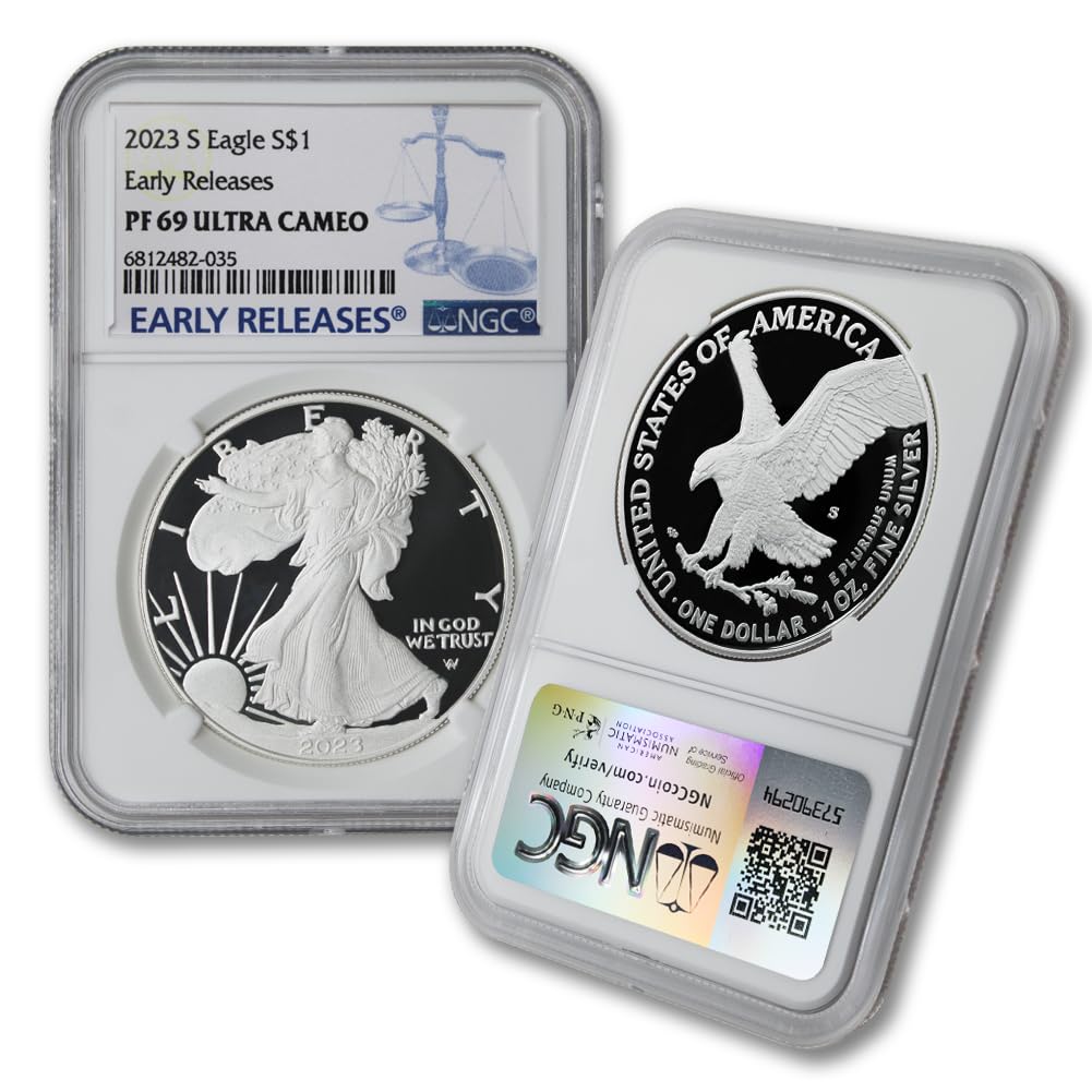 2023 S 1 oz Proof American Silver Eagle PF-69 Ultra Cameo (Early