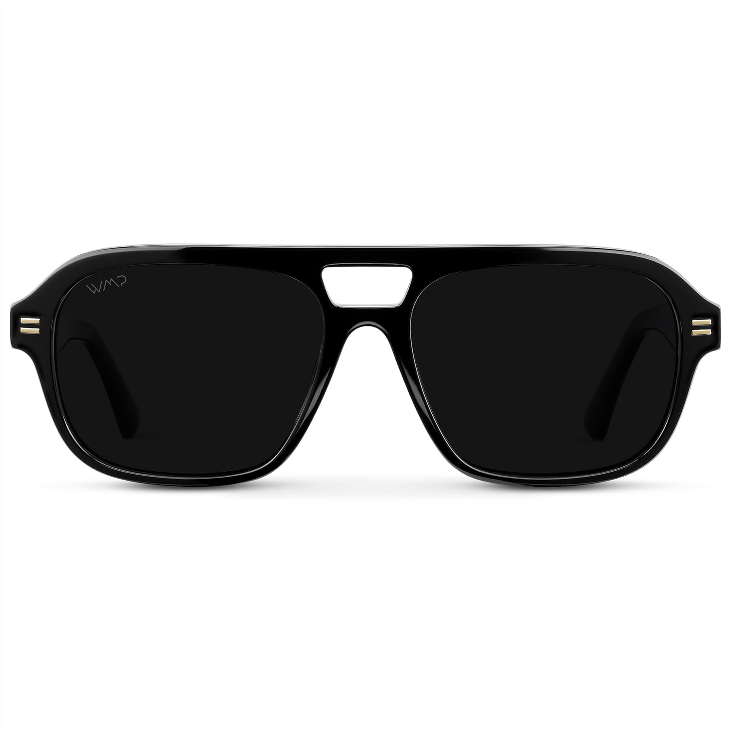 WearMe Pro – Women’s Polarized Aviator Sunglasses: Acetate Frame & Trendy Sleek Double Bridge