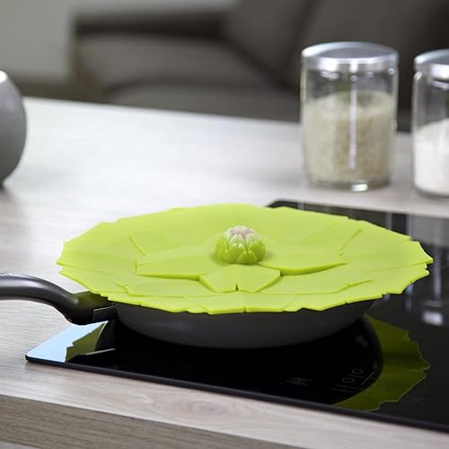 Miniatura 3 de Charles Viancin - Tapa de silicona de alcachofa para almacenamiento de alimentos y cocina - 11 pulgadas - Sellado hermético en cualquier superficie